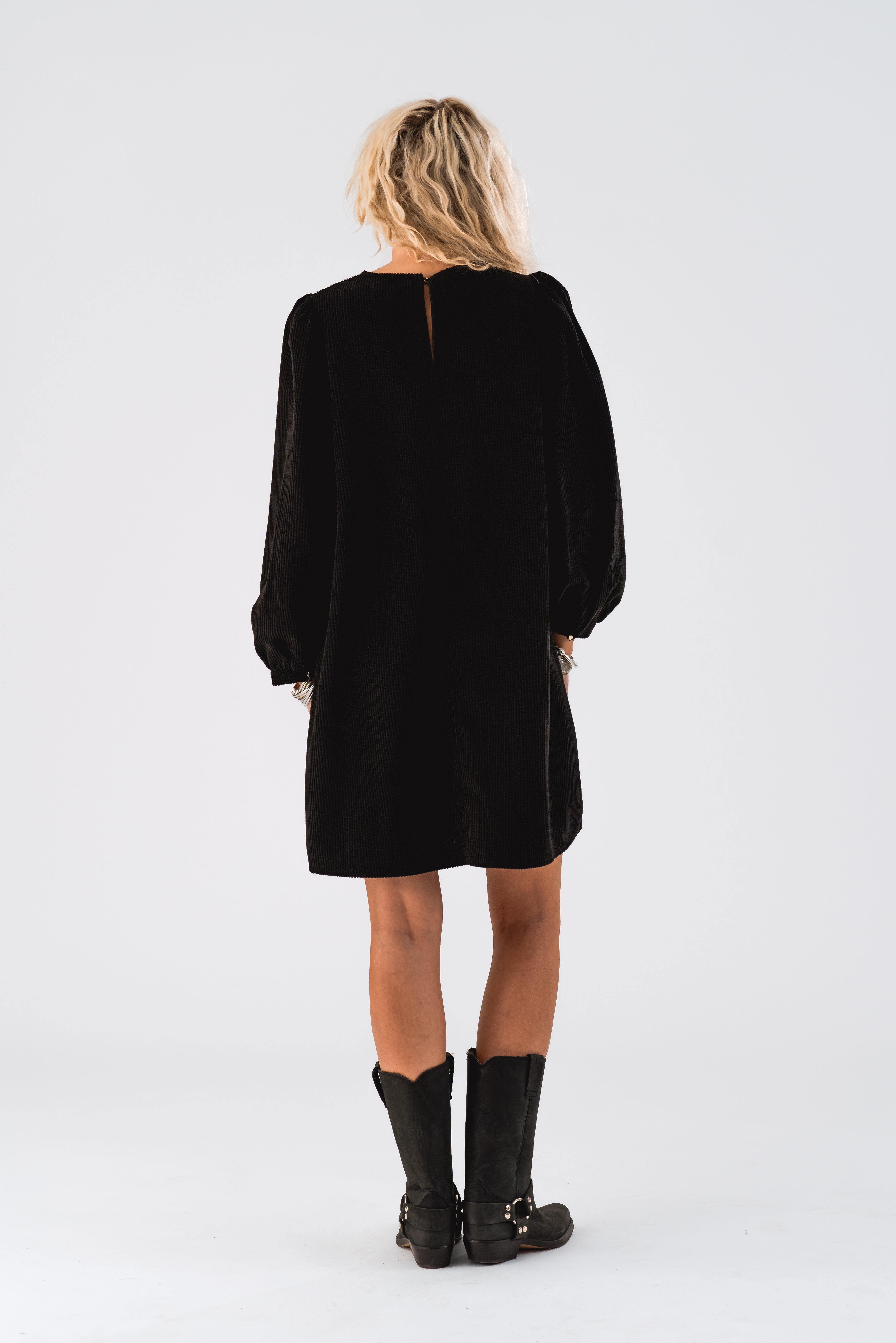 Lollys Laundry CarlaLL Short Dress LS Dress Schwarz