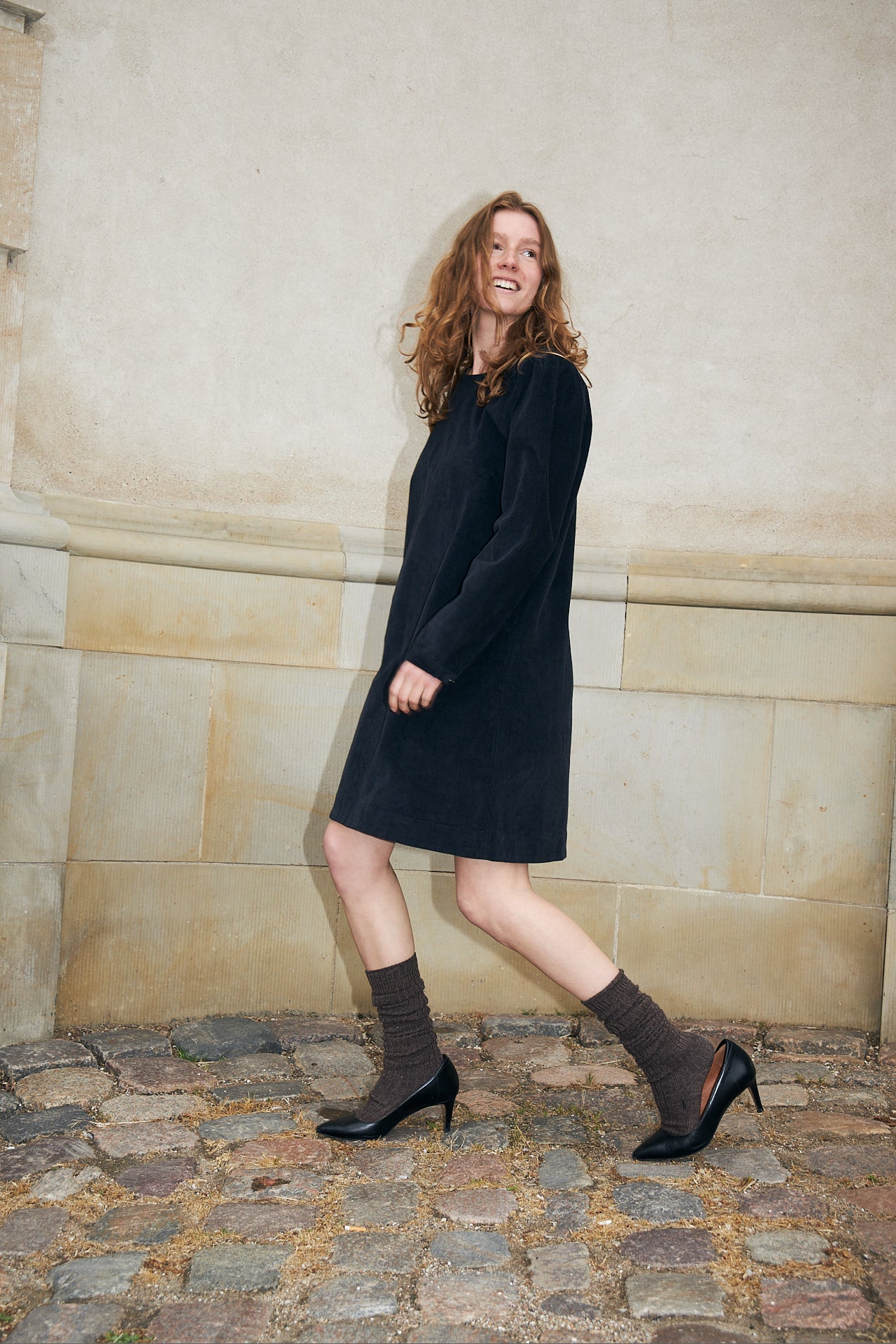 CarlaLL kurzes Kleid - Dunkelblau