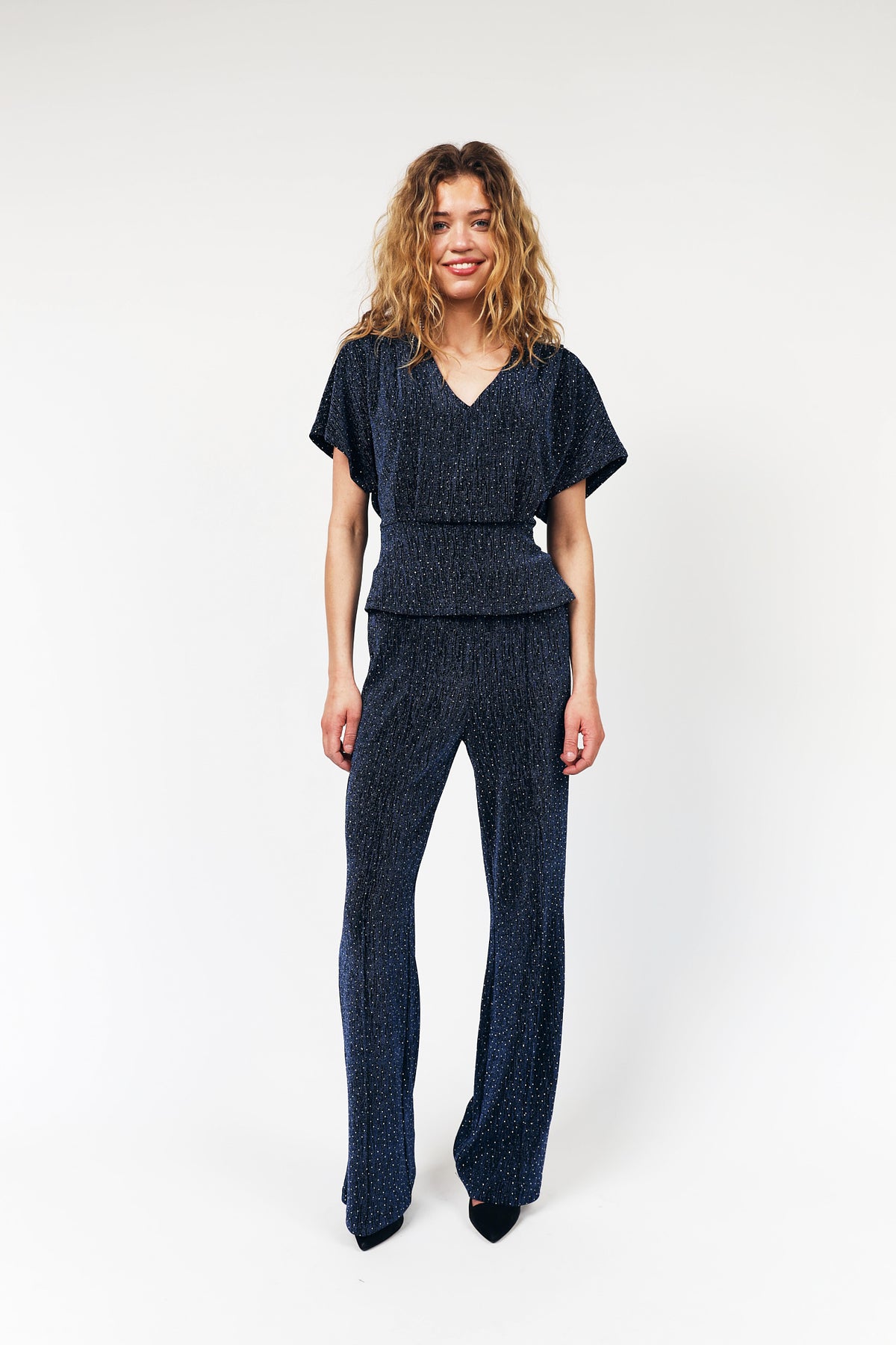 Lollys Laundry CaseyLL Hose Pants Dunkelblau