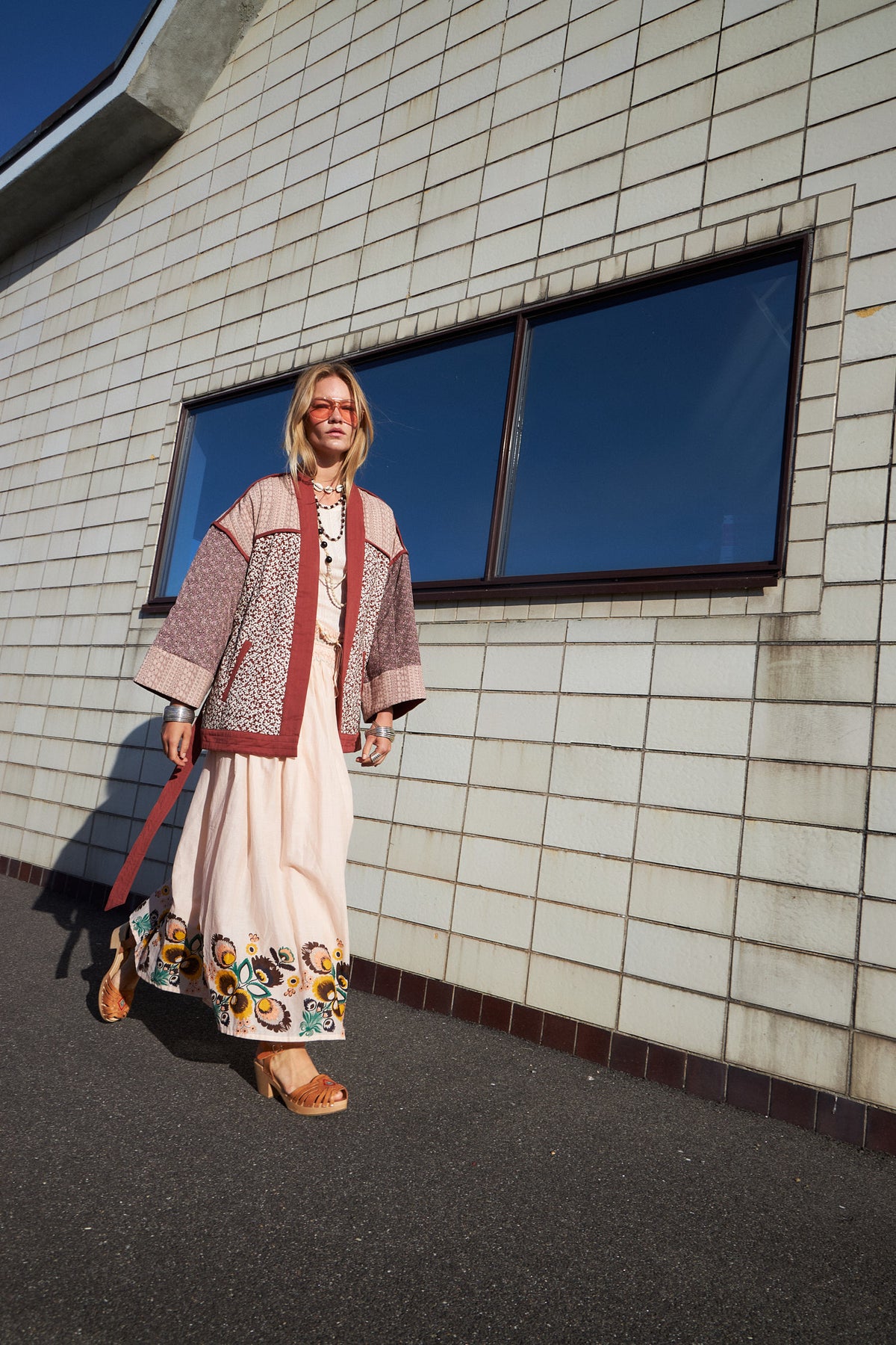 Lollys Laundry CassieLL Maxi Kleid Skirt Altrosa