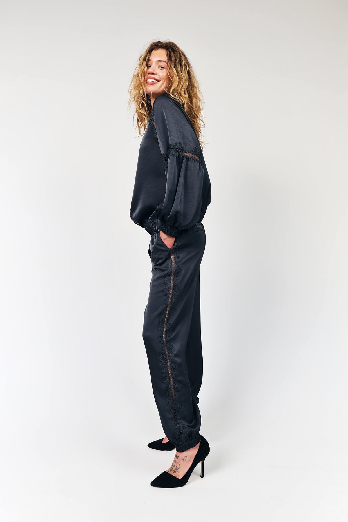 Lollys Laundry CatalinaLL Jacke Jacket Verblasstes Schwarz