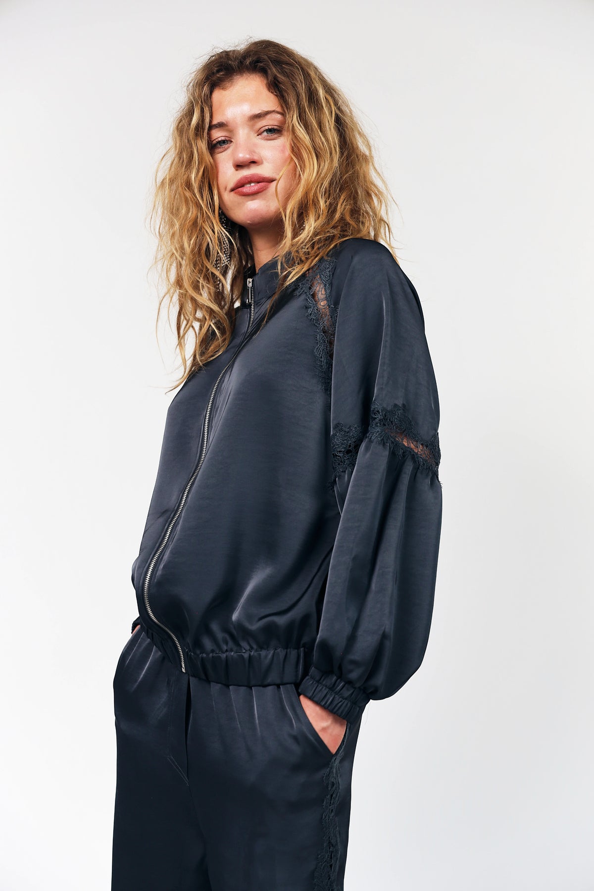 Lollys Laundry CatalinaLL Jacke Jacket Verblasstes Schwarz