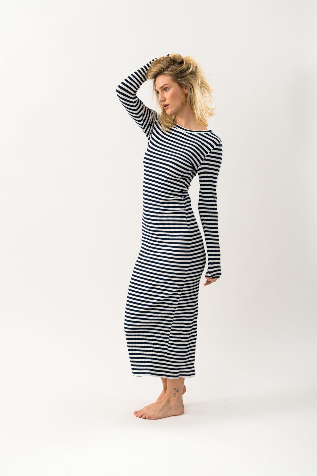 Lollys Laundry ChristineLL Maxi Dress SL Dress 26 Navy