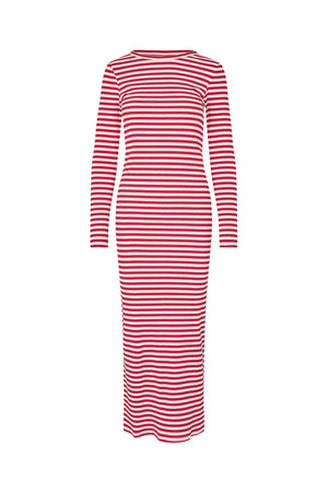 Lollys Laundry ChristineLL Maxi Dress SL Dress Rot