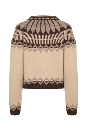 Lollys Laundry ClareLL Strickjacke Cardigan Creme