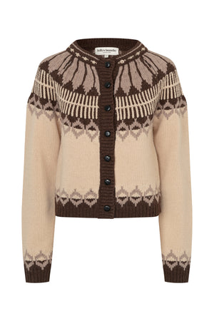 Lollys Laundry ClareLL Strickjacke Cardigan Creme