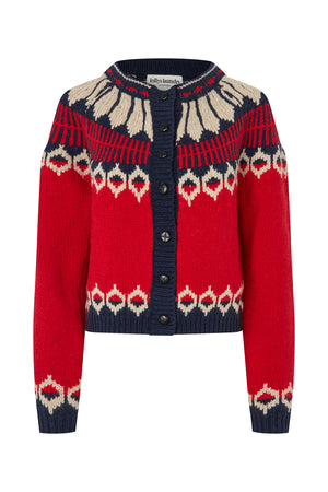 Lollys Laundry ClareLL Strickjacke Cardigan Rot