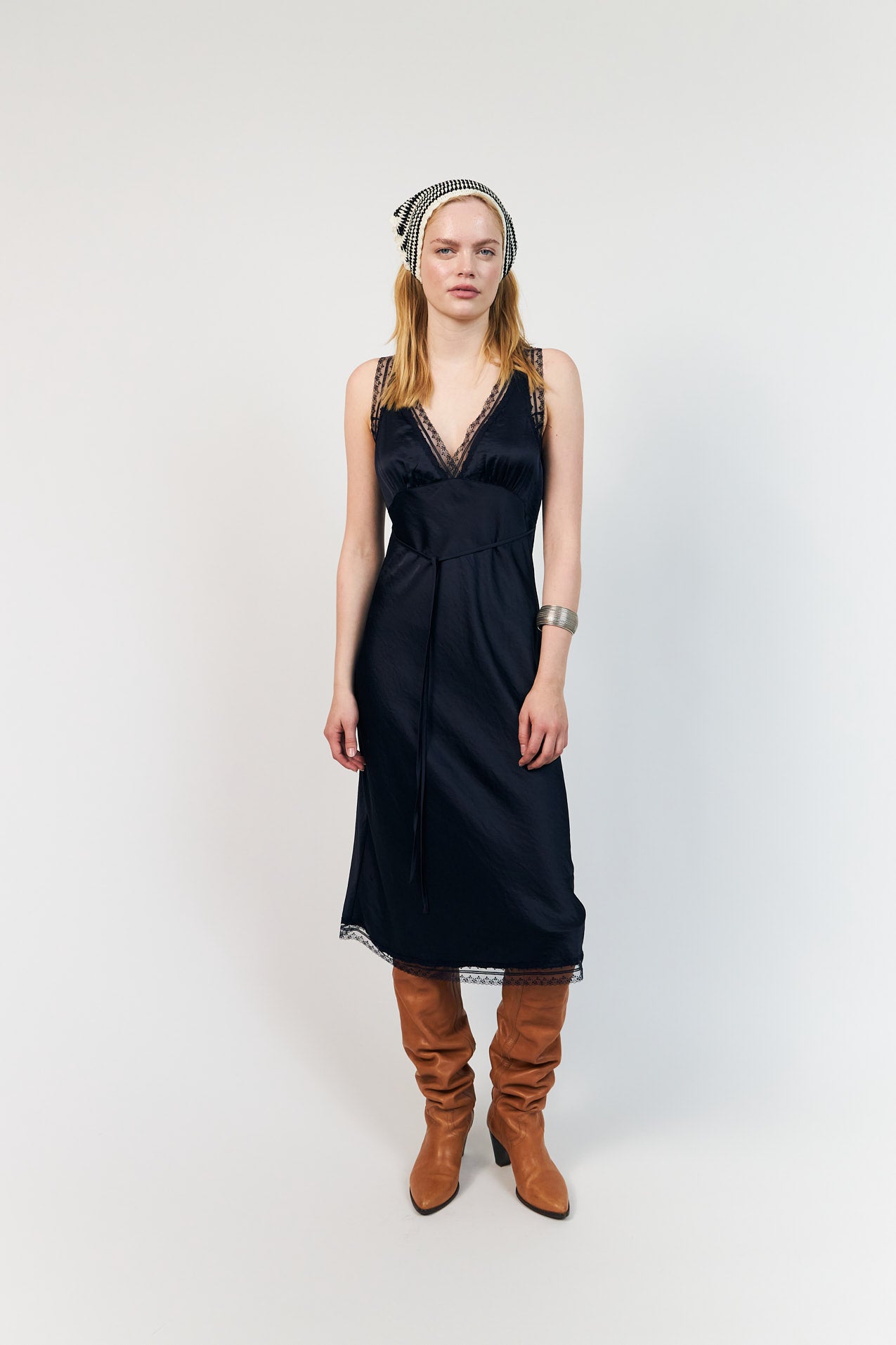 ClariLL Midi Kleid - Dunkelblau