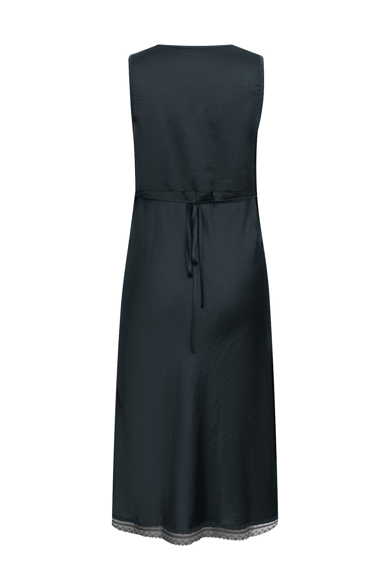 Lollys Laundry ClariLL Midi Kleid Dress Verblasstes Schwarz