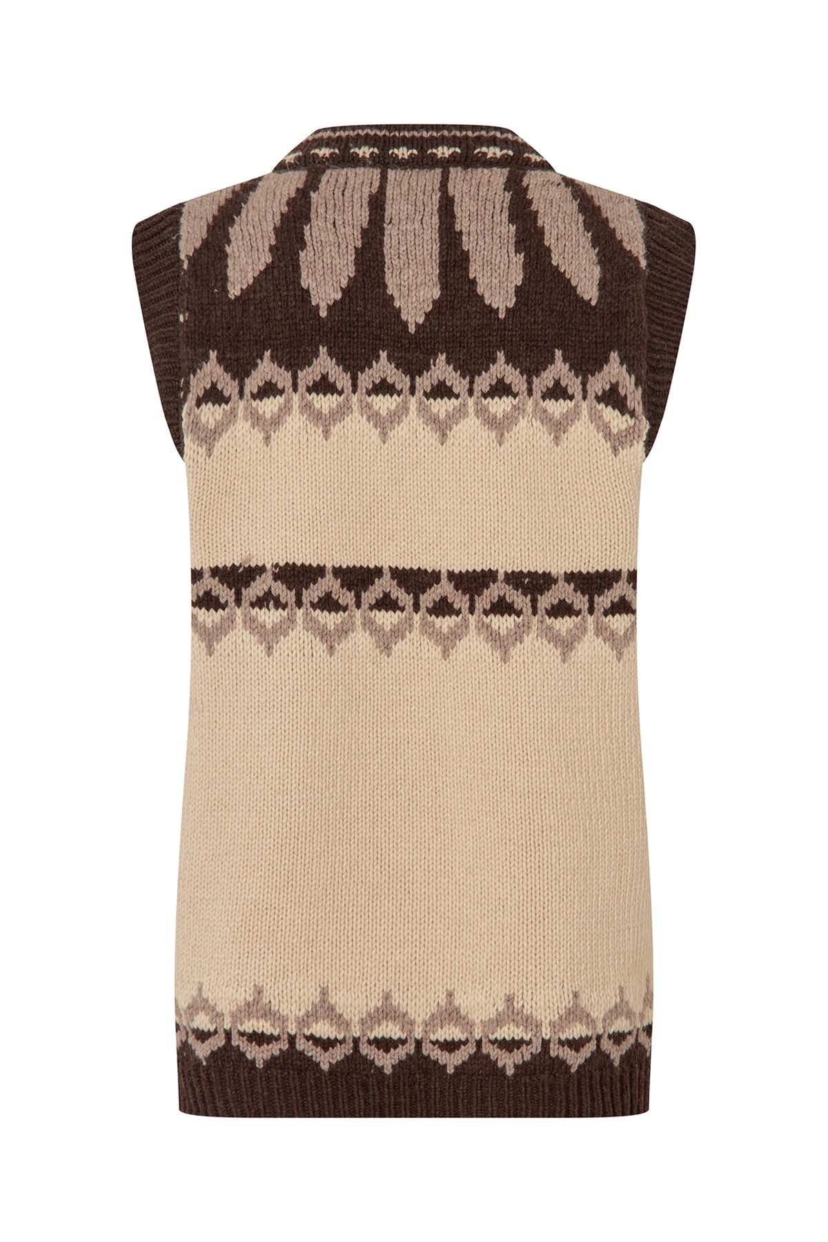 Lollys Laundry CleoLL Strickweste Vest Creme