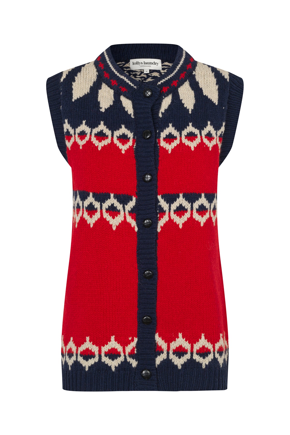 Lollys Laundry CleoLL Strickweste Vest Rot