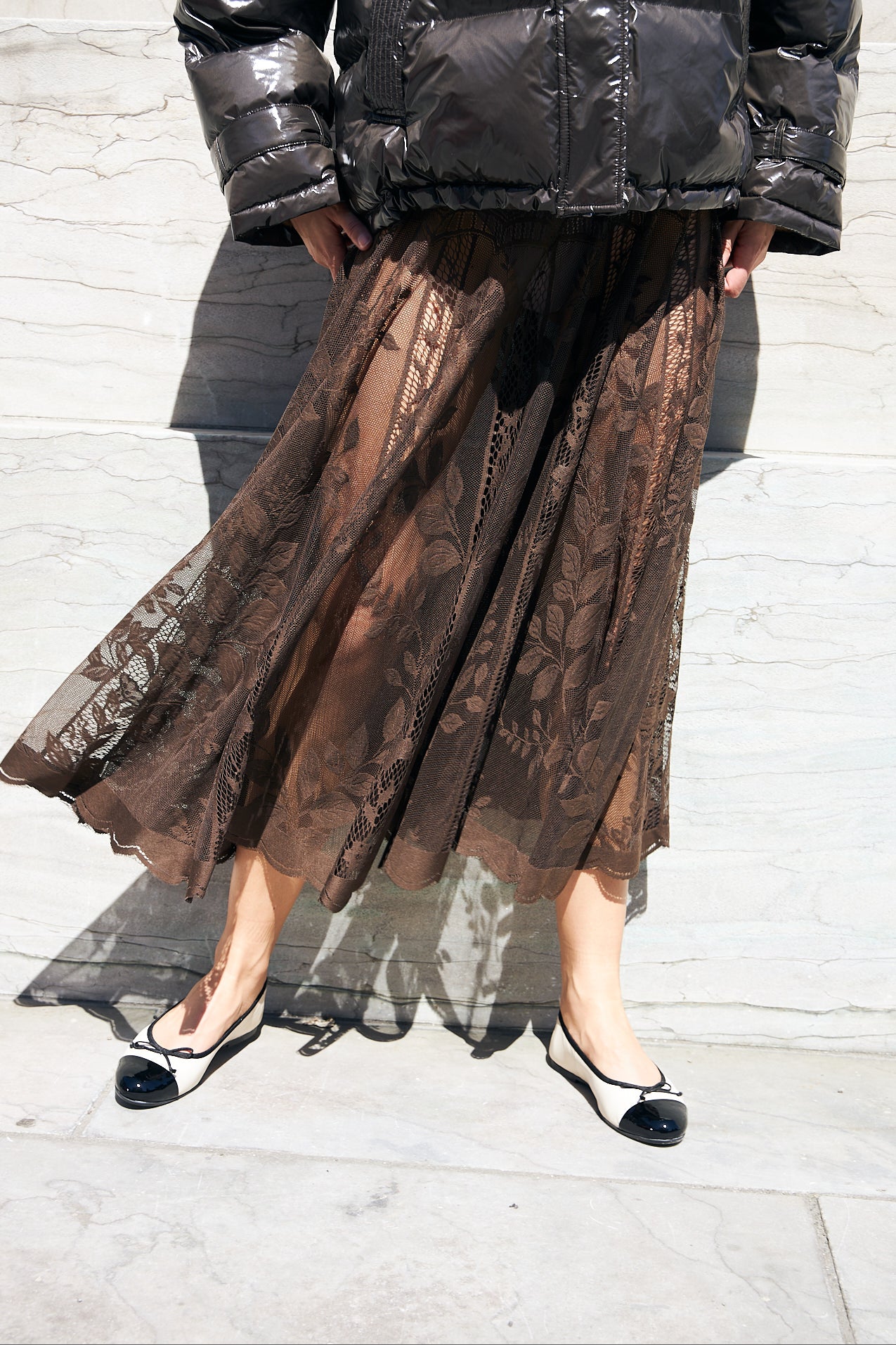 Lollys Laundry CollinsLL Maxi Rock Skirt Braun