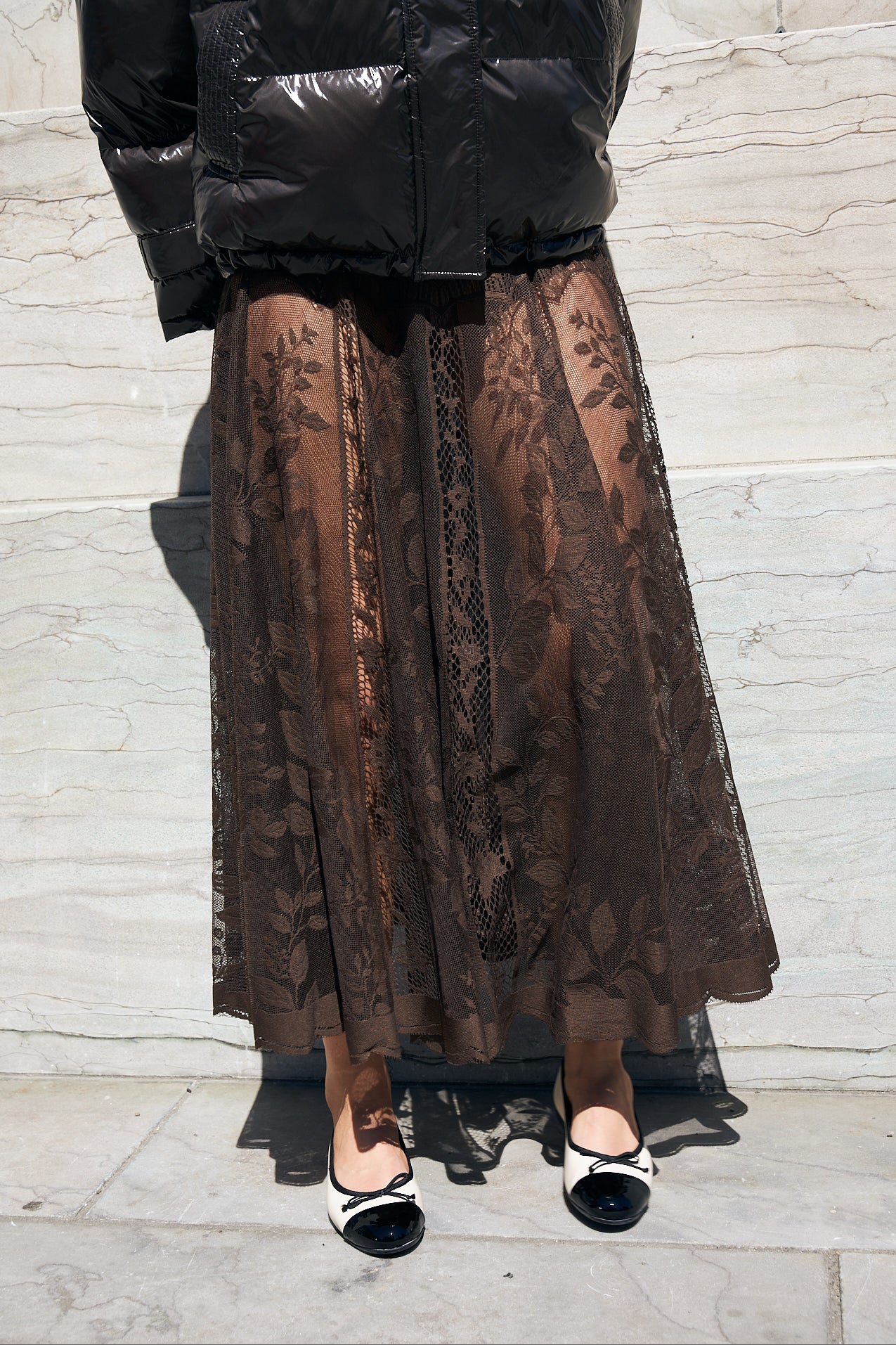 Lollys Laundry CollinsLL Maxi Rock Skirt Braun
