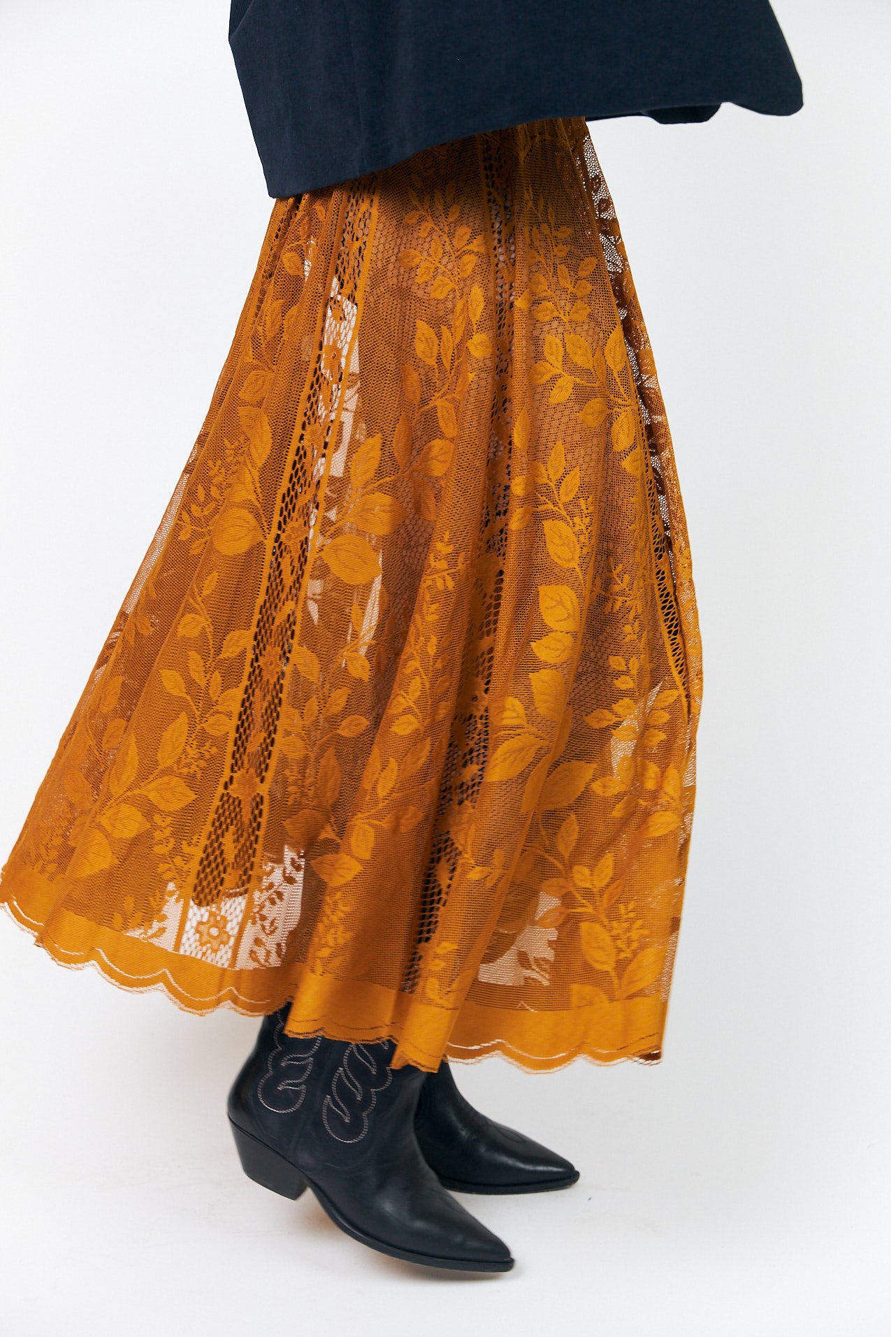 Lollys Laundry CollinsLL Maxi Rock Skirt Rostbraun