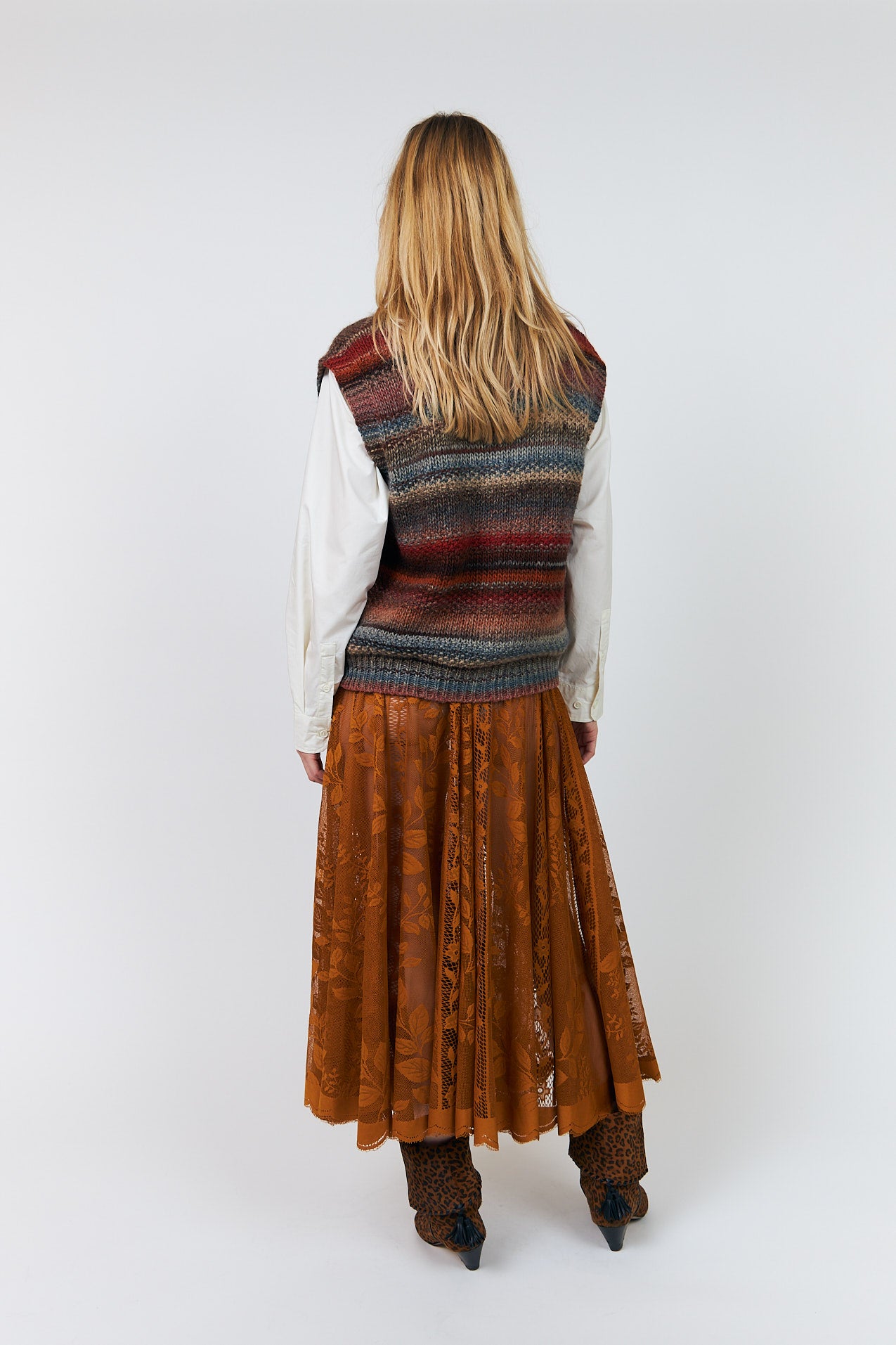 Lollys Laundry CollinsLL Maxi Rock Skirt Rostbraun
