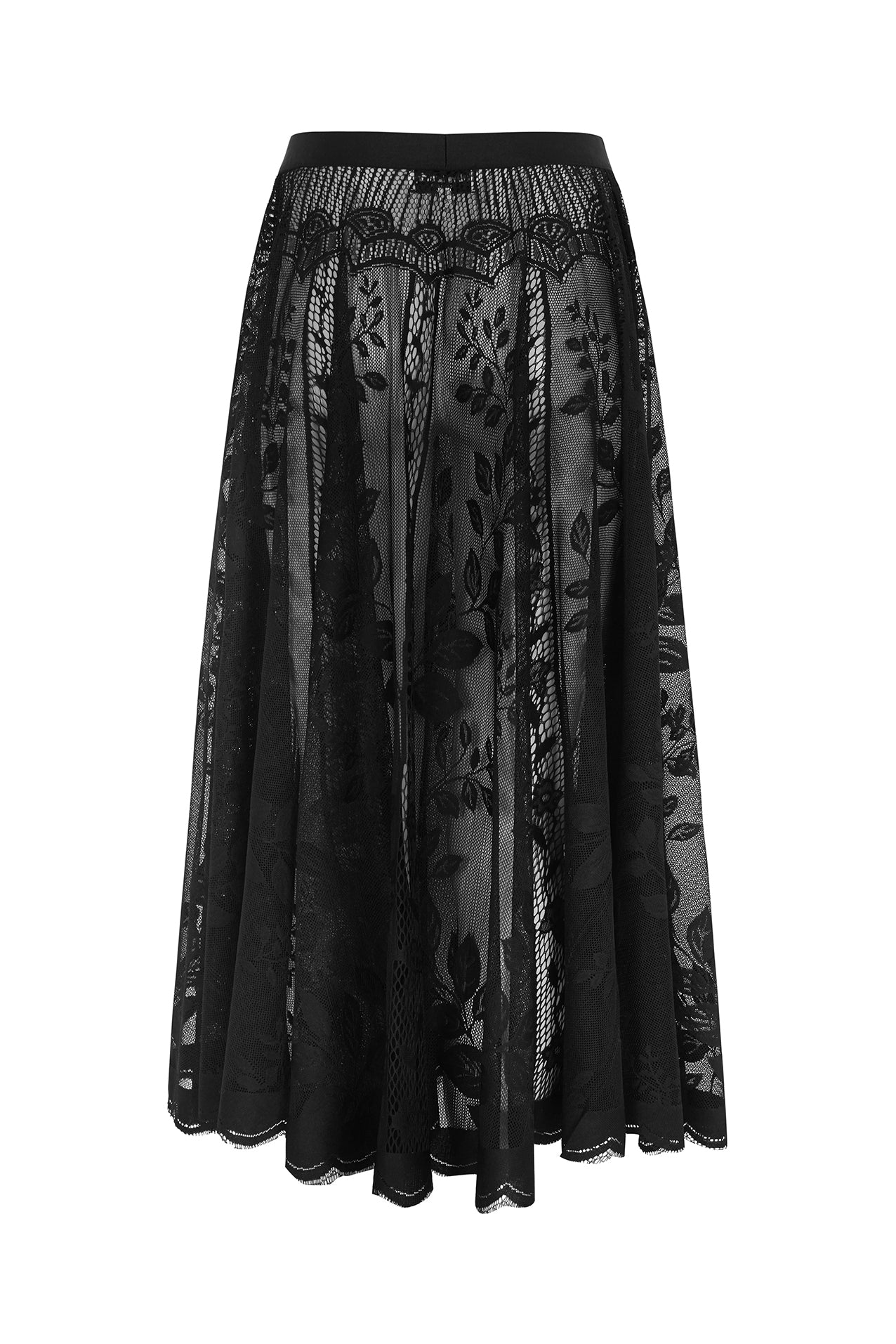Lollys Laundry CollinsLL Maxi Rock Skirt Schwarz