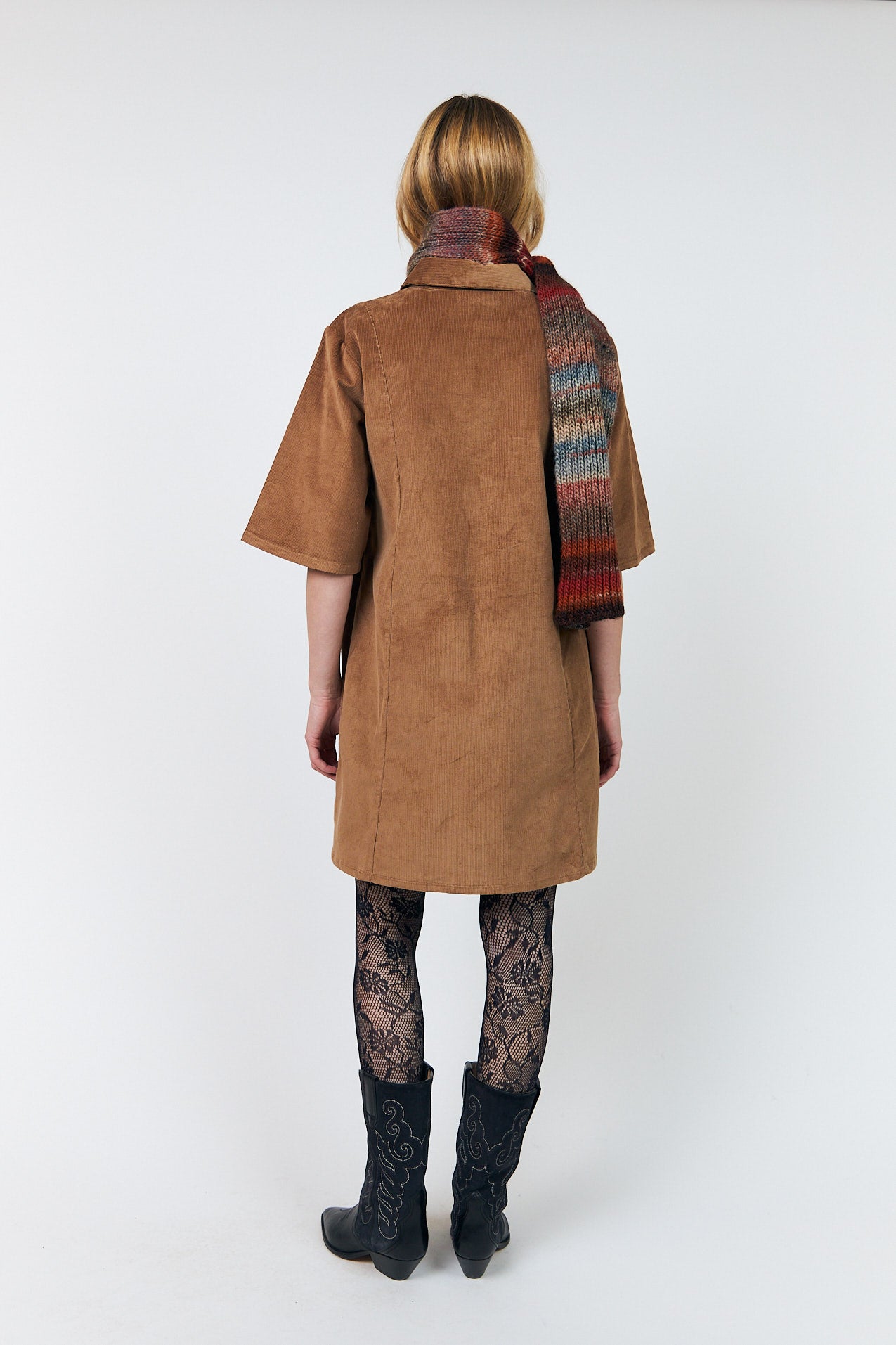 Lollys Laundry DafneLL Strick Tuch scarf Rostbraun