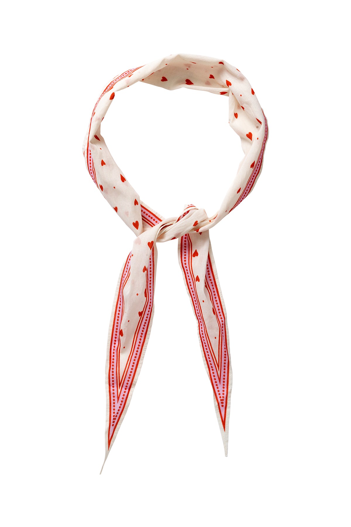 Lollys Laundry DiaHeartsLL Tuch Scarf Rot