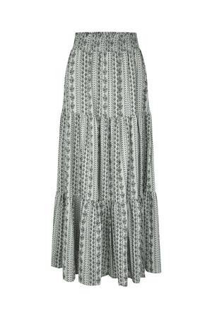 Lollys Laundry DiamondLL Maxi Rock Skirt Gedämpftes Grün