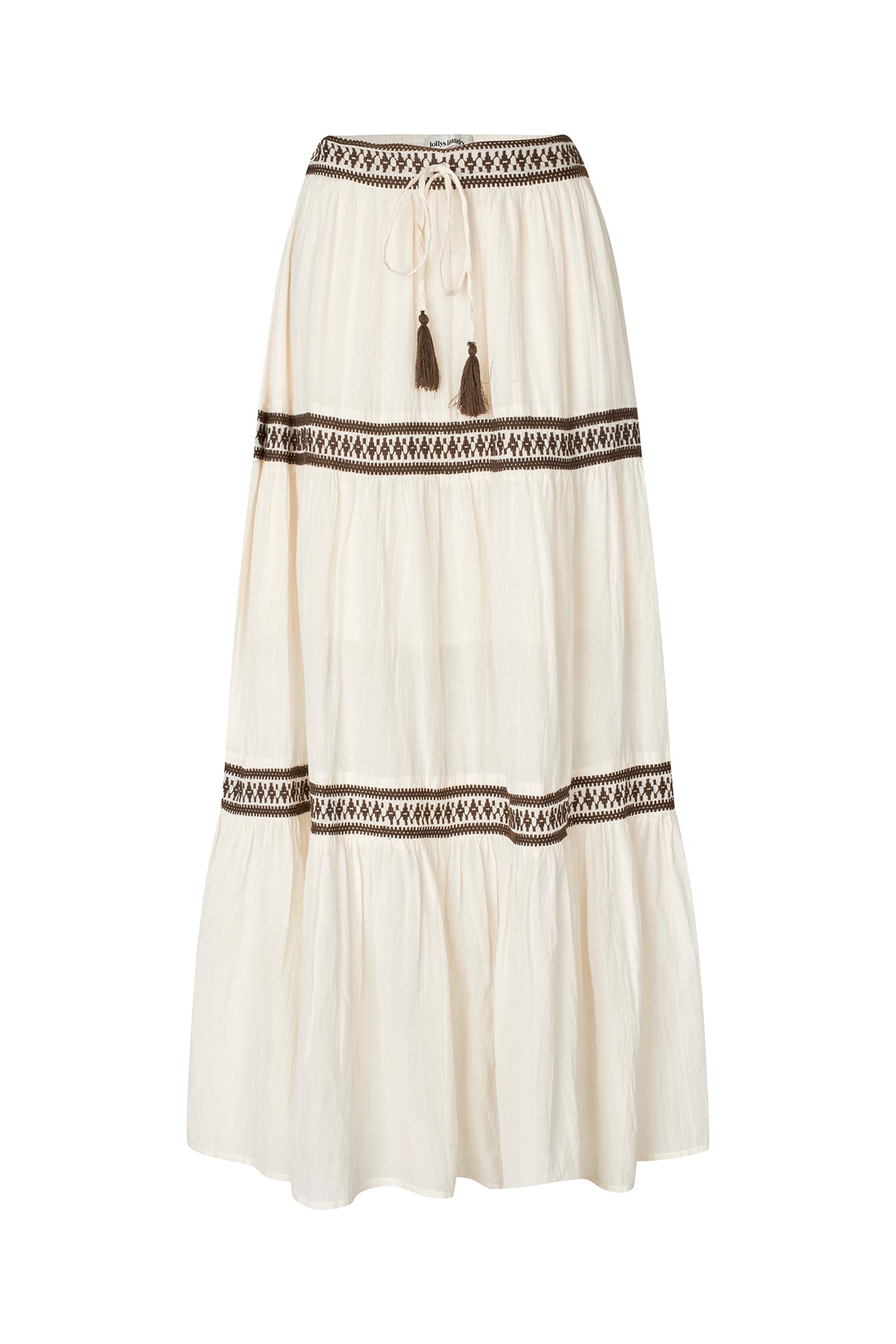 Lollys Laundry DiamondLL Maxi Rock Skirt Creme