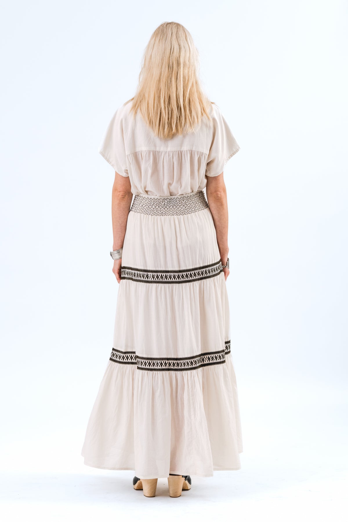 Lollys Laundry DiamondLL Maxi Rock Skirt Creme
