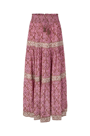 Lollys Laundry DiamondLL Maxi Rock Skirt Pink
