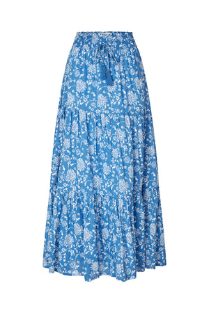 Lollys Laundry DiamondLL Maxi Rock Skirt Blau