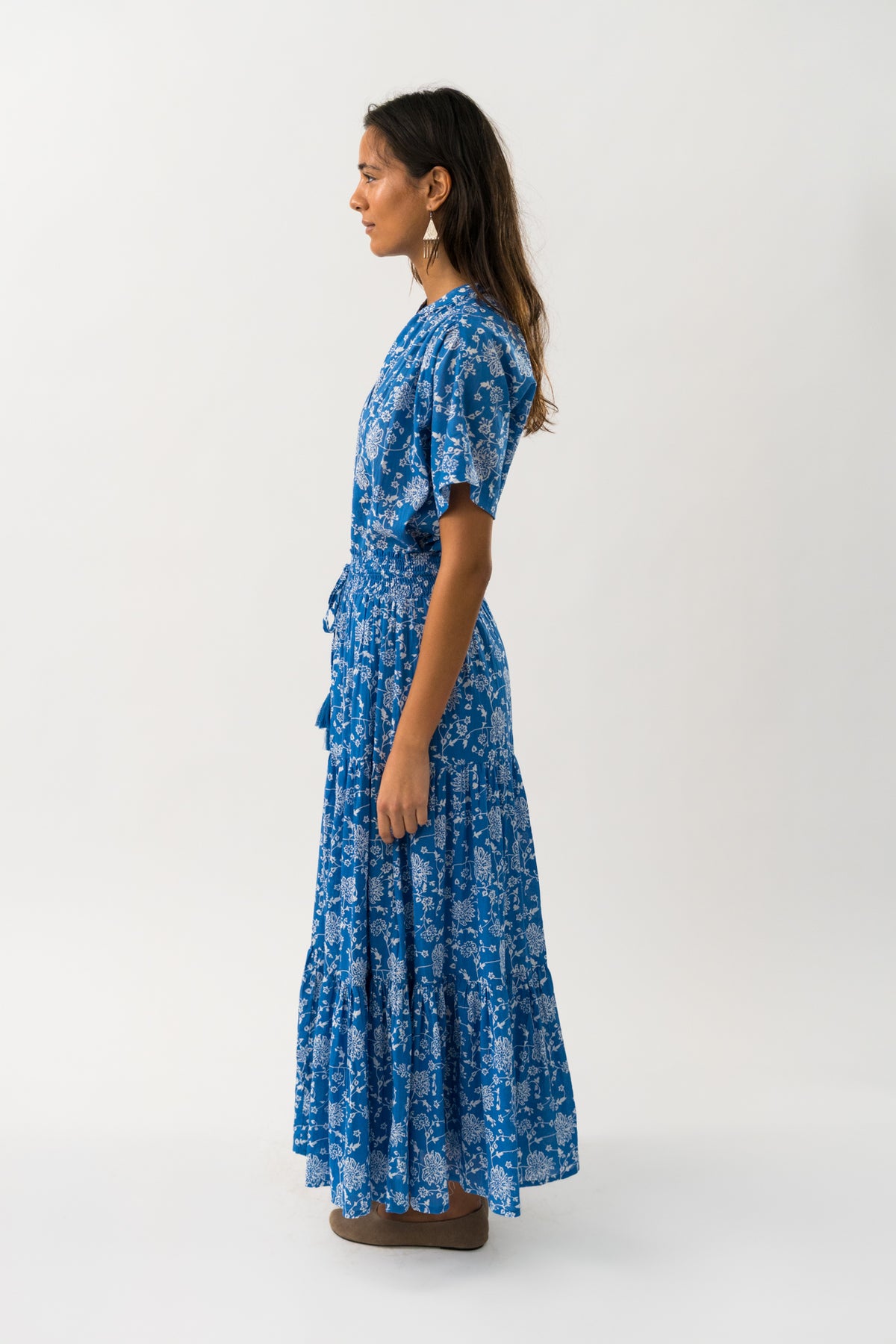 Lollys Laundry DiamondLL Maxi Rock Skirt Blau