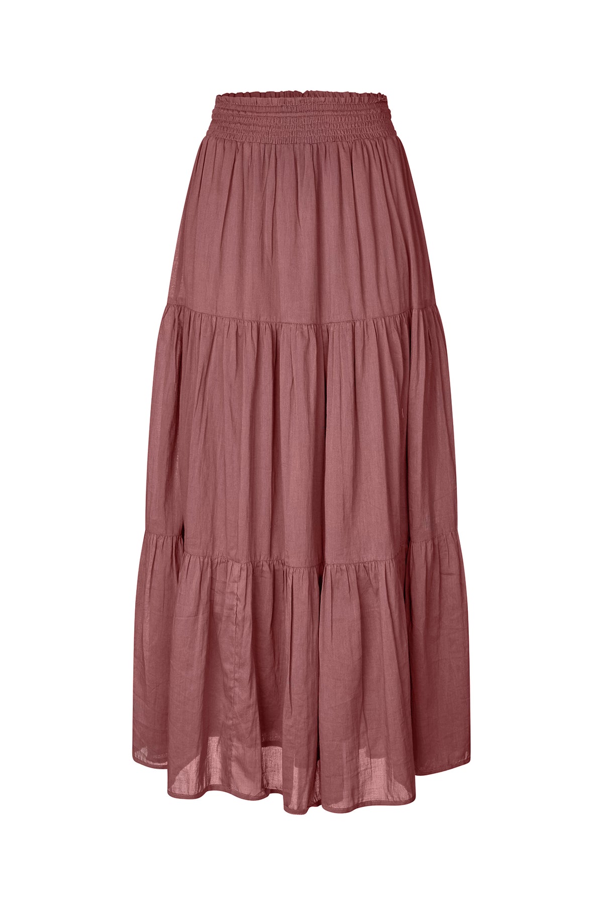 Lollys Laundry DiamondLL Maxi Rock Skirt Bordeaux