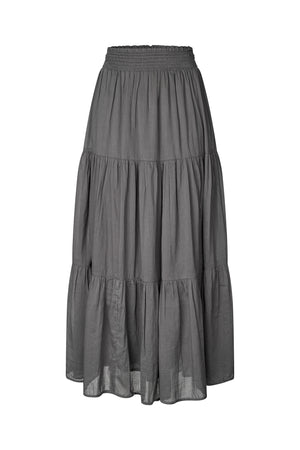 Lollys Laundry DiamondLL Maxi Rock Skirt Verblasstes Schwarz