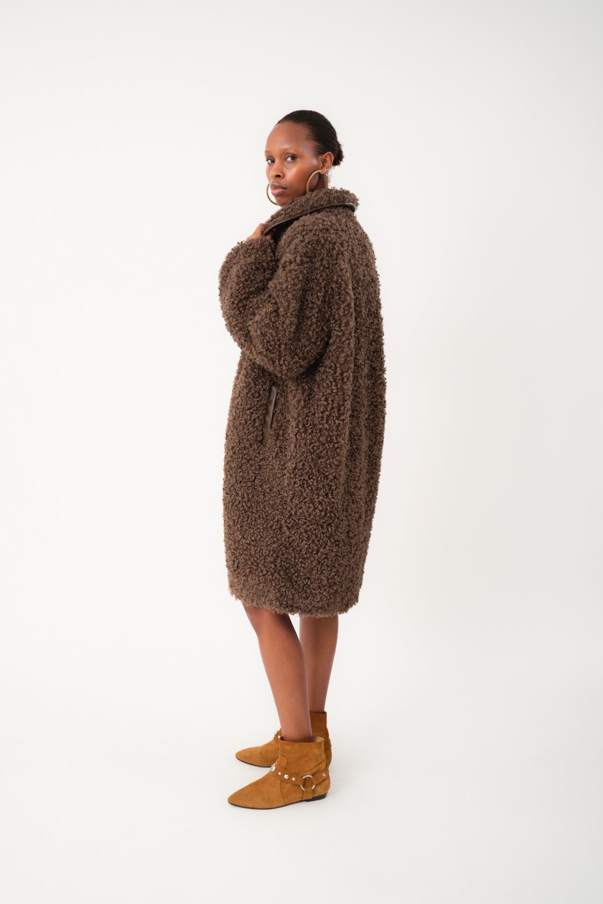 Lollys Laundry DooLL Mantel Outerwear Dunkelbraun
