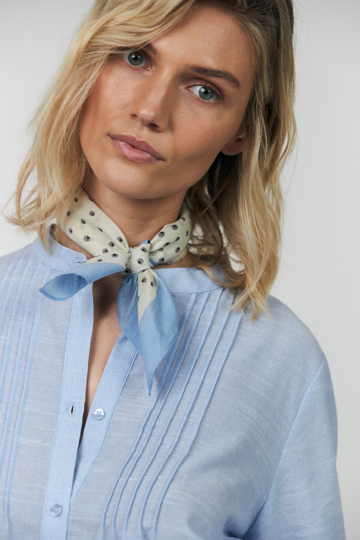 Lollys Laundry DotLL Tuch Scarf Hellblau