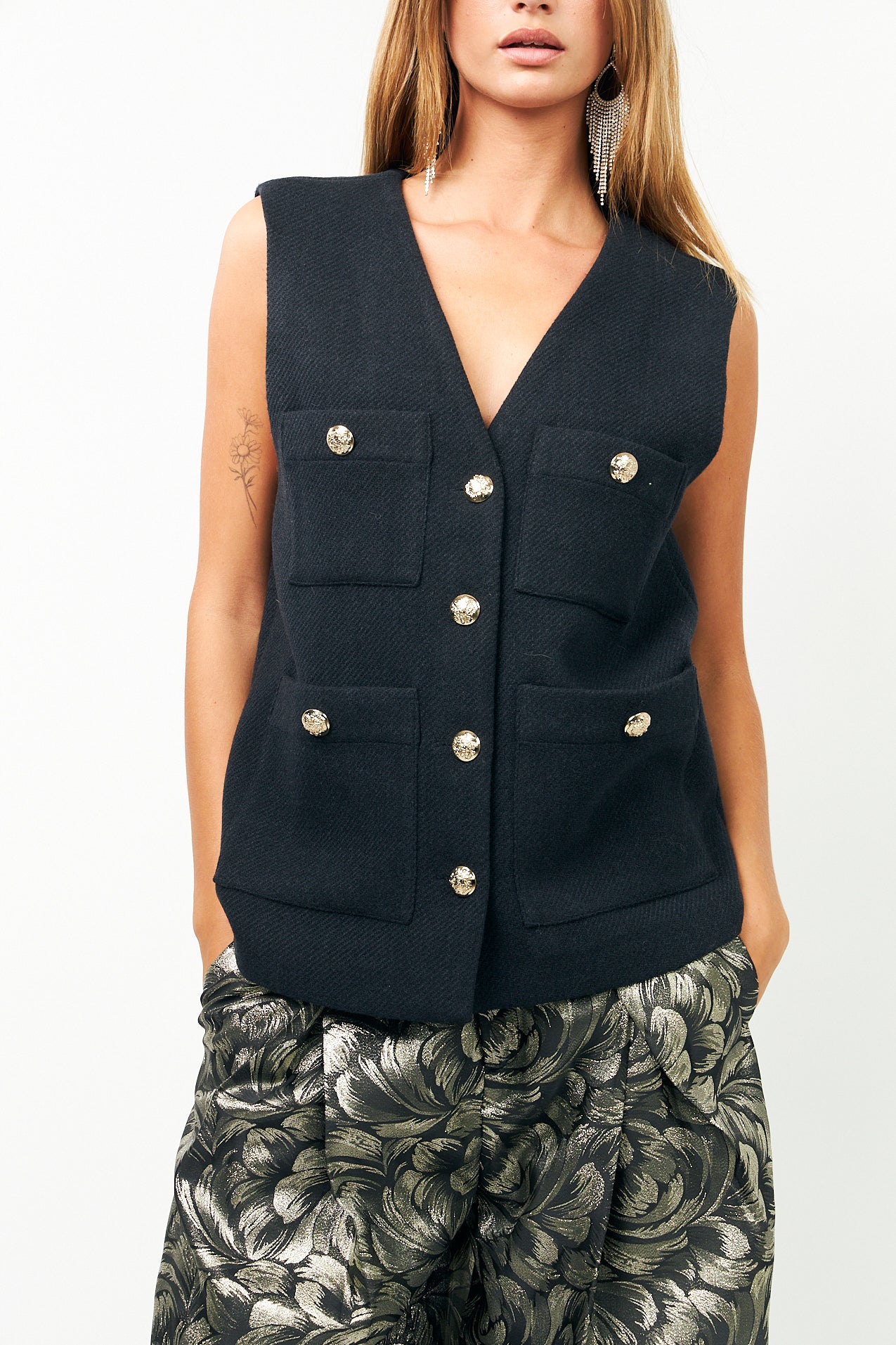 Edel Weste - Dark Navy