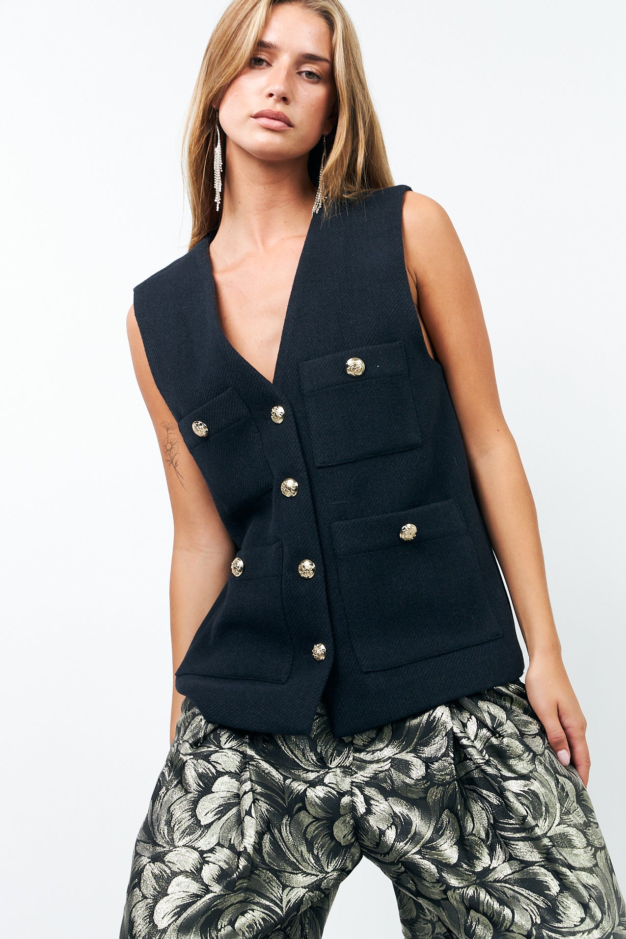 Edel Weste - Dark Navy