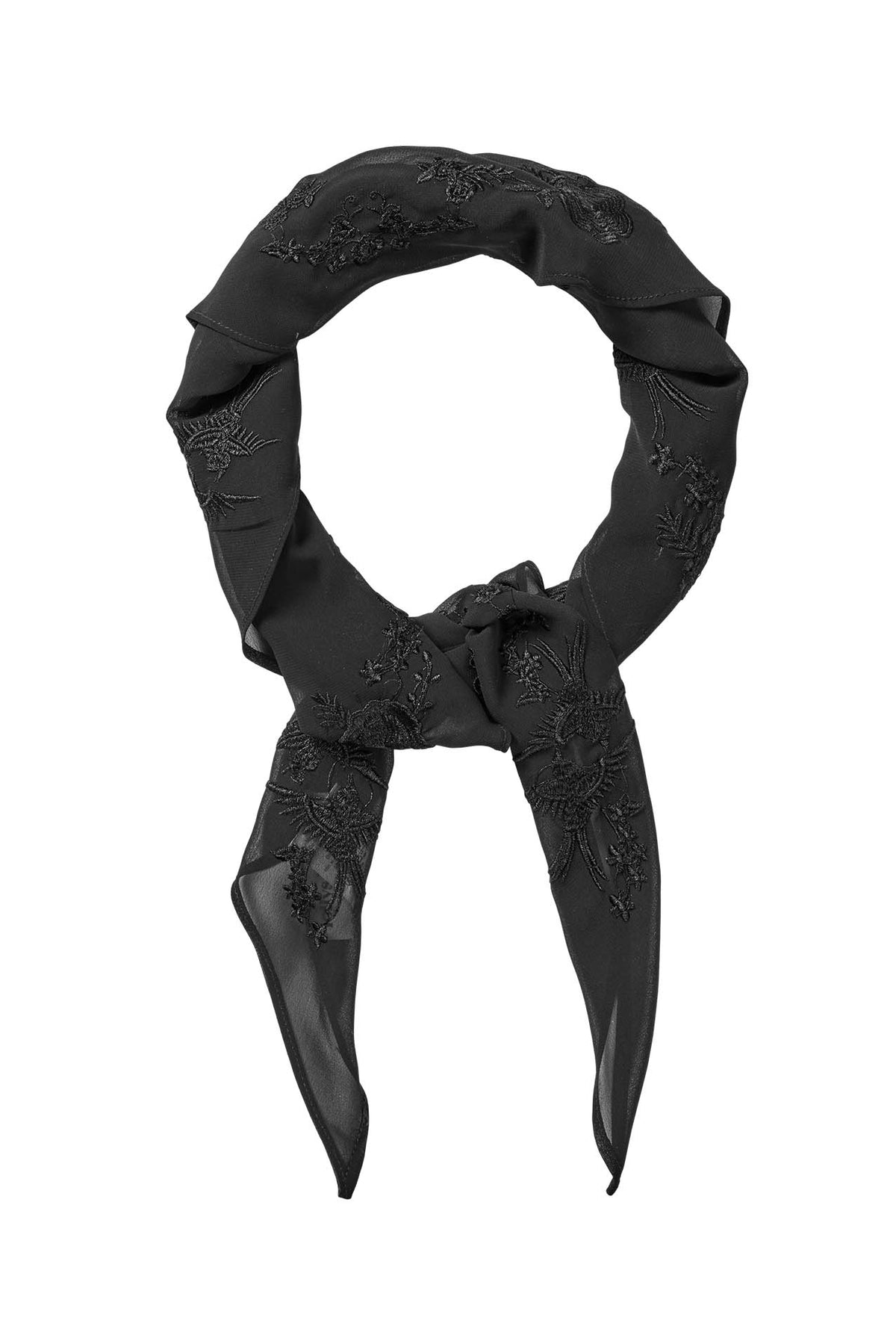 Lollys Laundry ElianaLL Dreieckstuch Scarf Schwarz