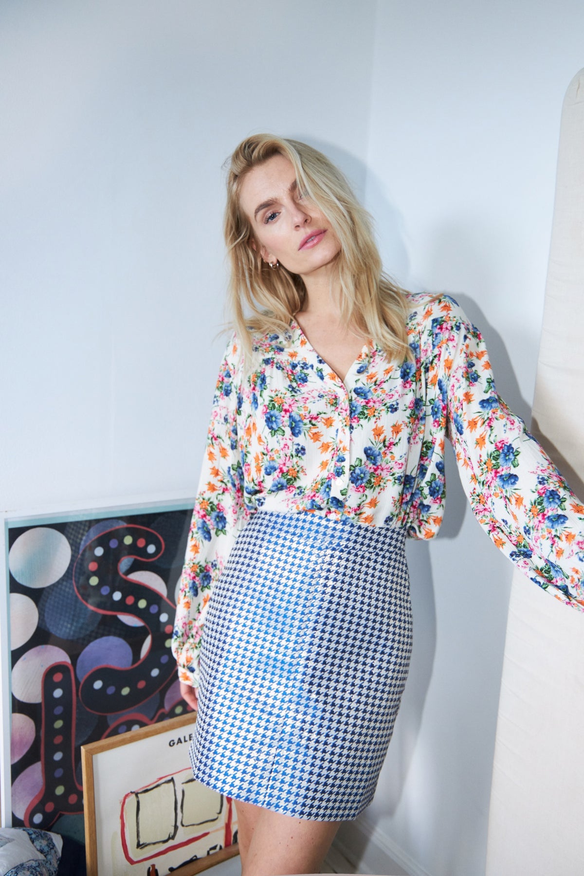 Lollys Laundry ElifLL Shirt LS Shirt Blumenmuster