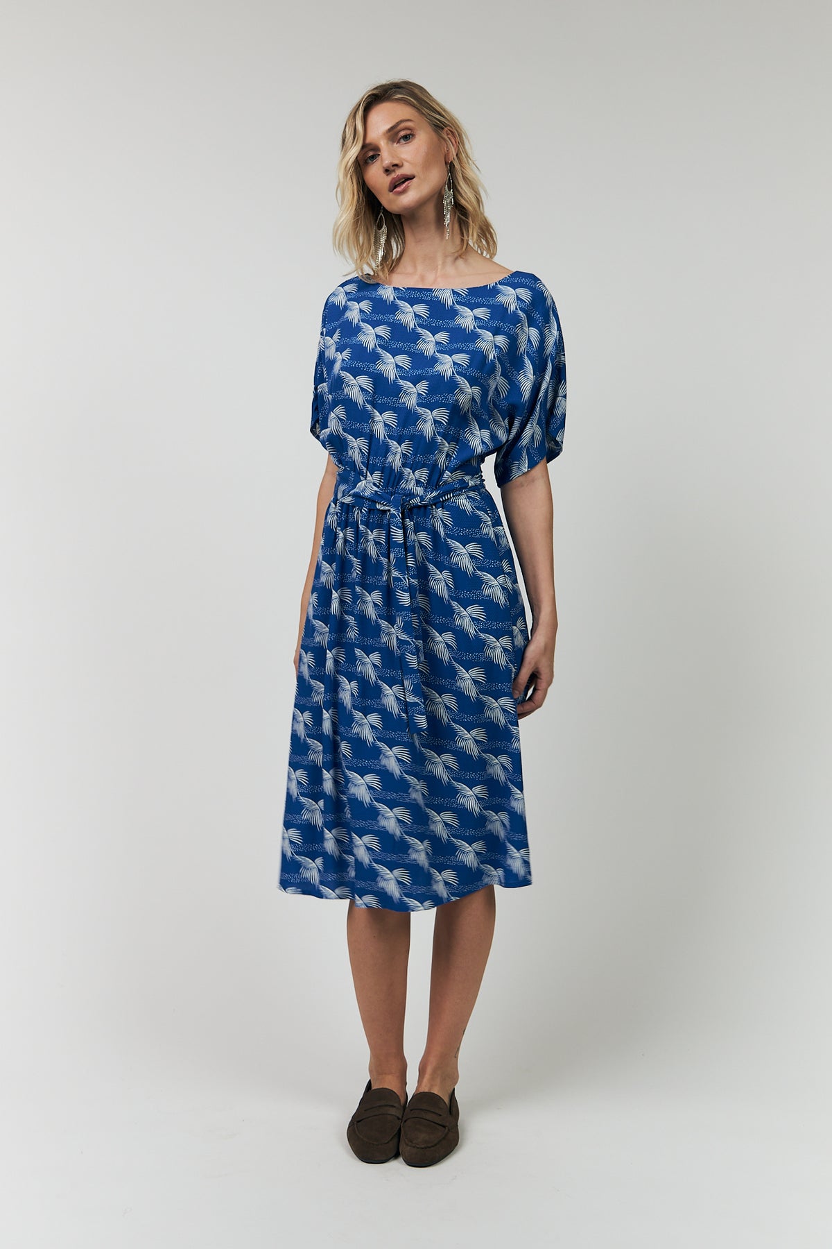 Lollys Laundry ElinaLL Midikleid Dress Blau