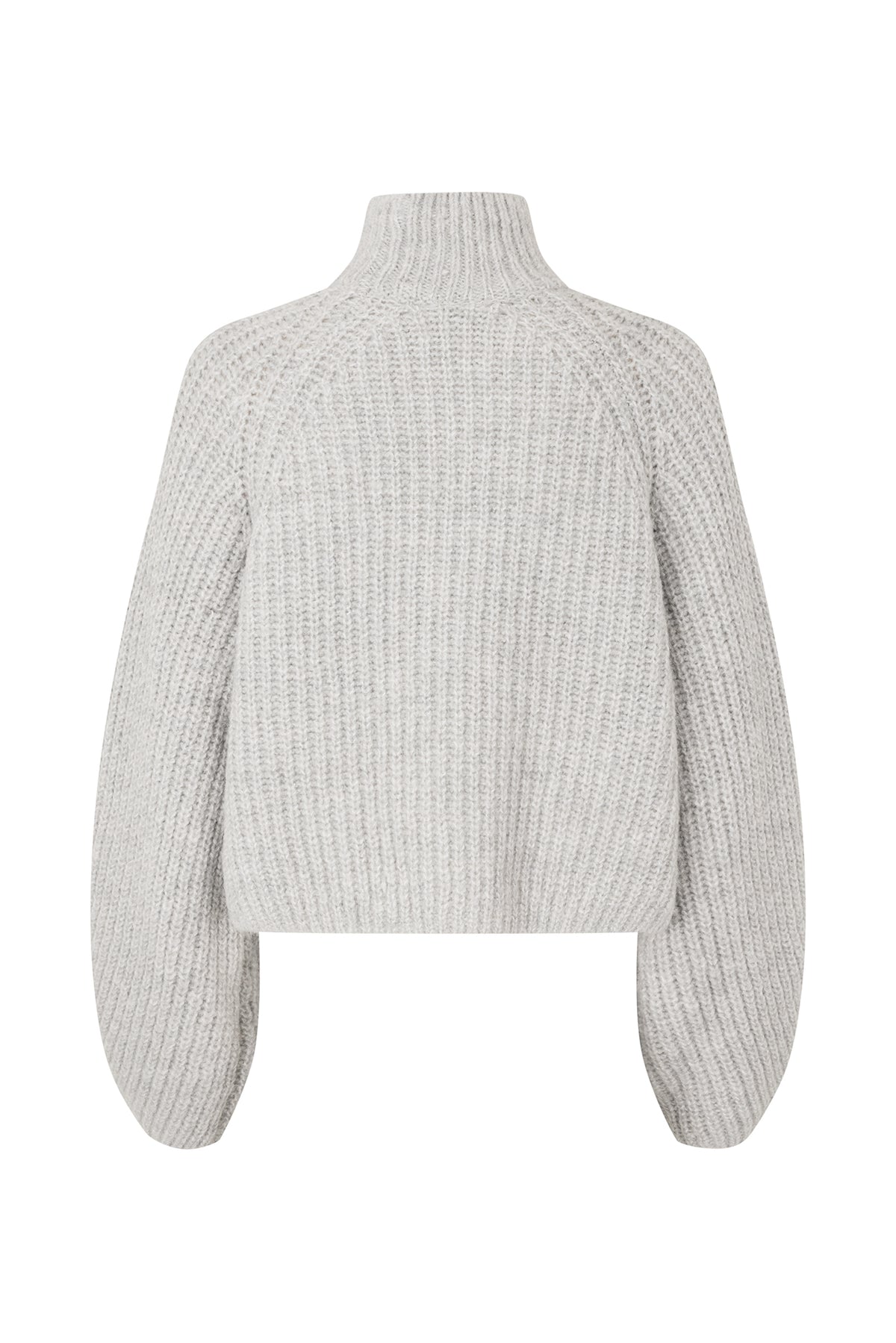 Lollys Laundry ElioLL Knit Jumper LS Jumper Hellgrau Melange