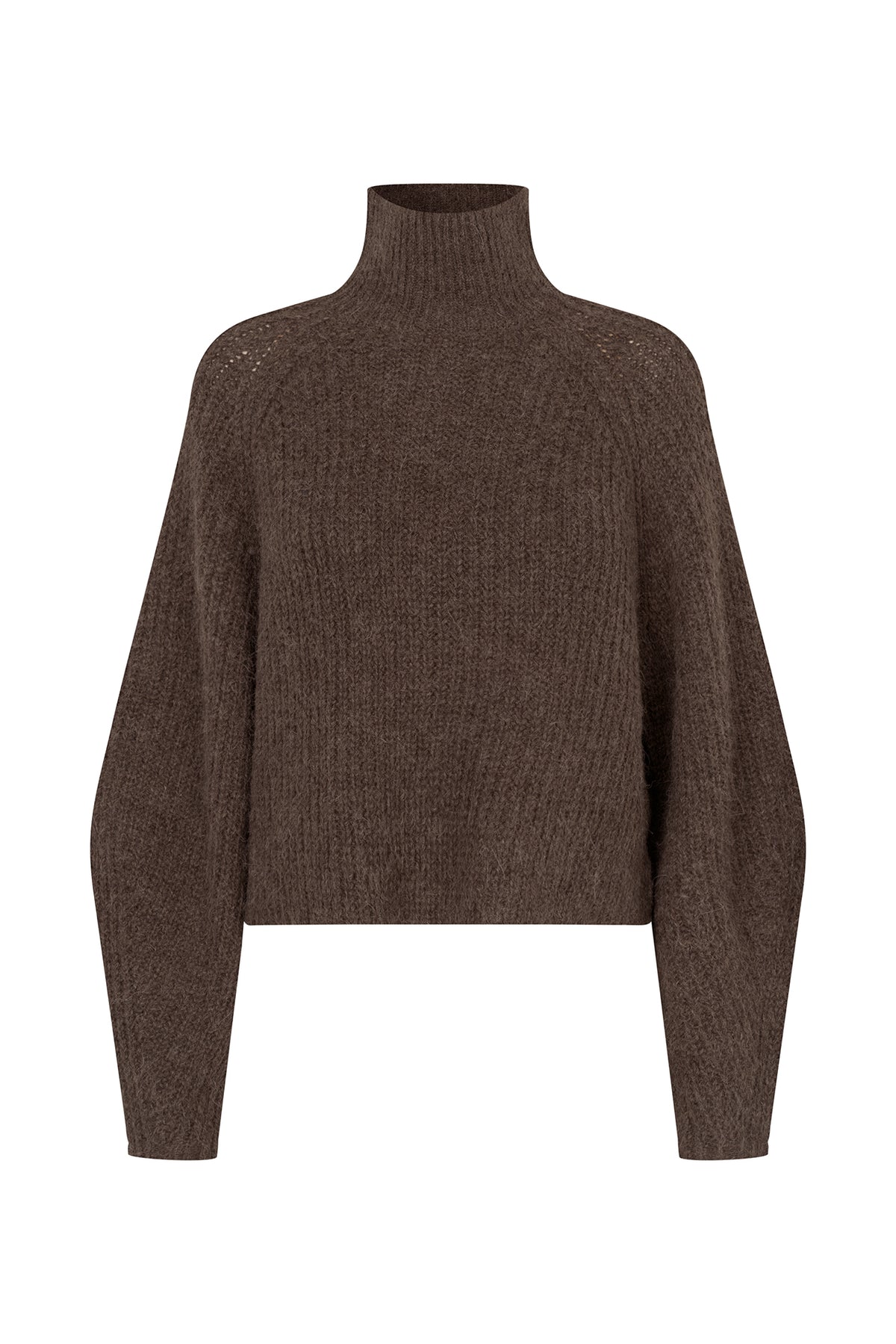 Lollys Laundry ElioLL Strickpullover Jumper Dunkelbraun