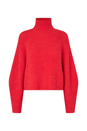Lollys Laundry ElioLL Strickpullover Jumper Rot
