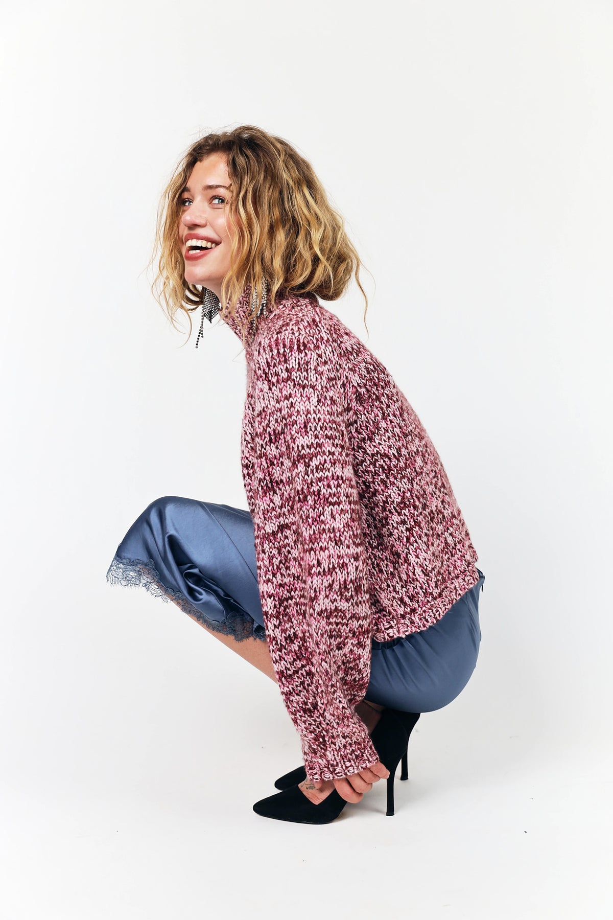 ElioLL Strickpullover - Rosa