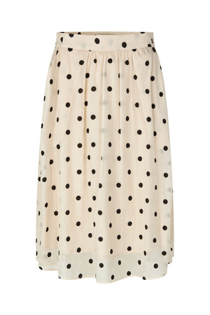 Lollys Laundry EllaLL Midi Rock Skirt Creme