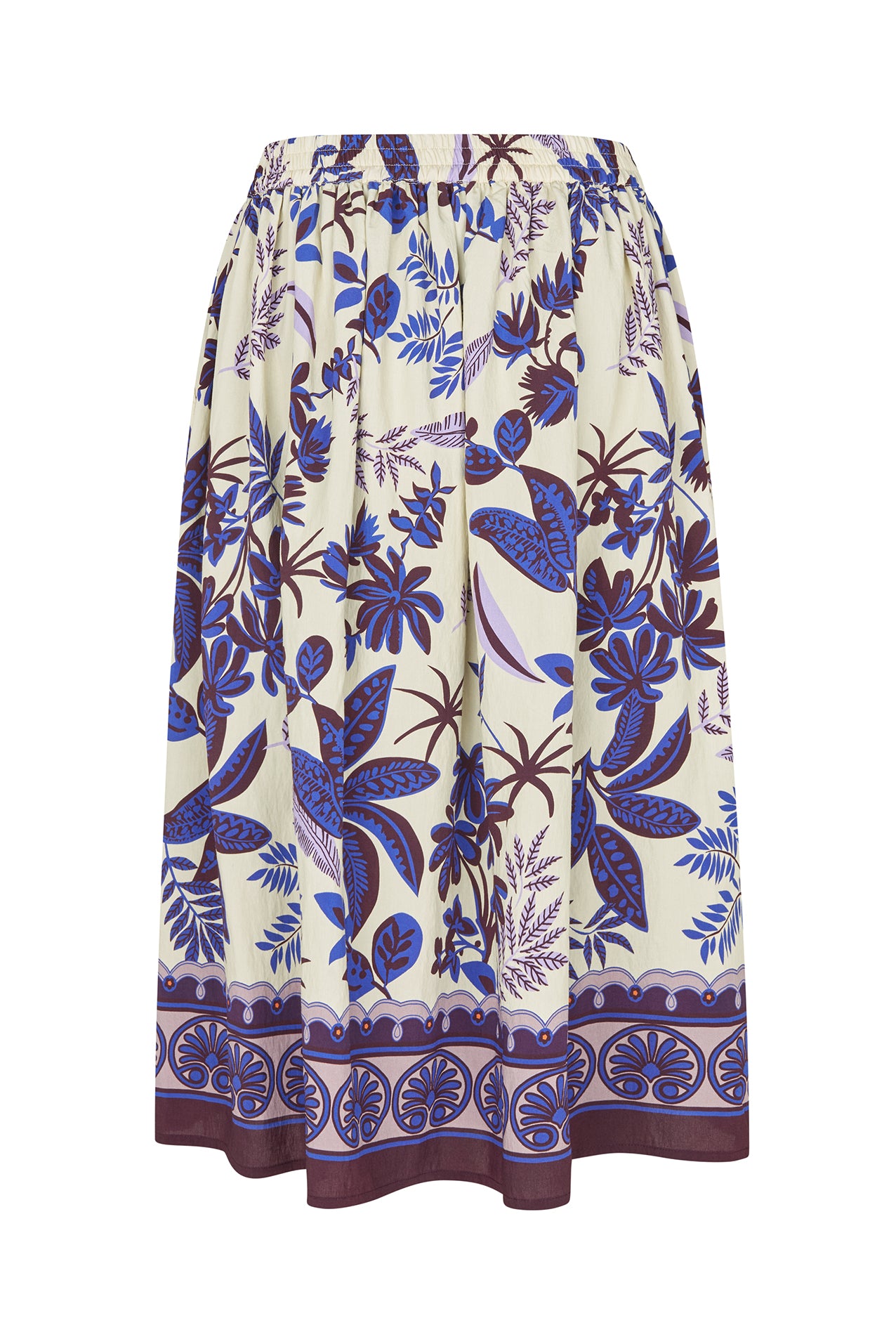 EllaLL Midi Rock - Flower Print