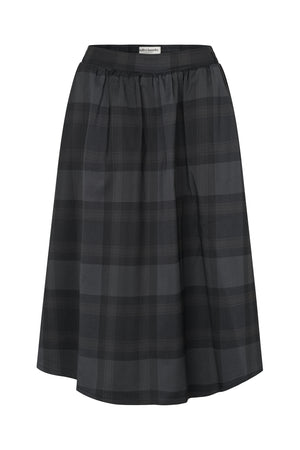 Lollys Laundry EllaLL Midi Rock Skirt Dunkelgrau