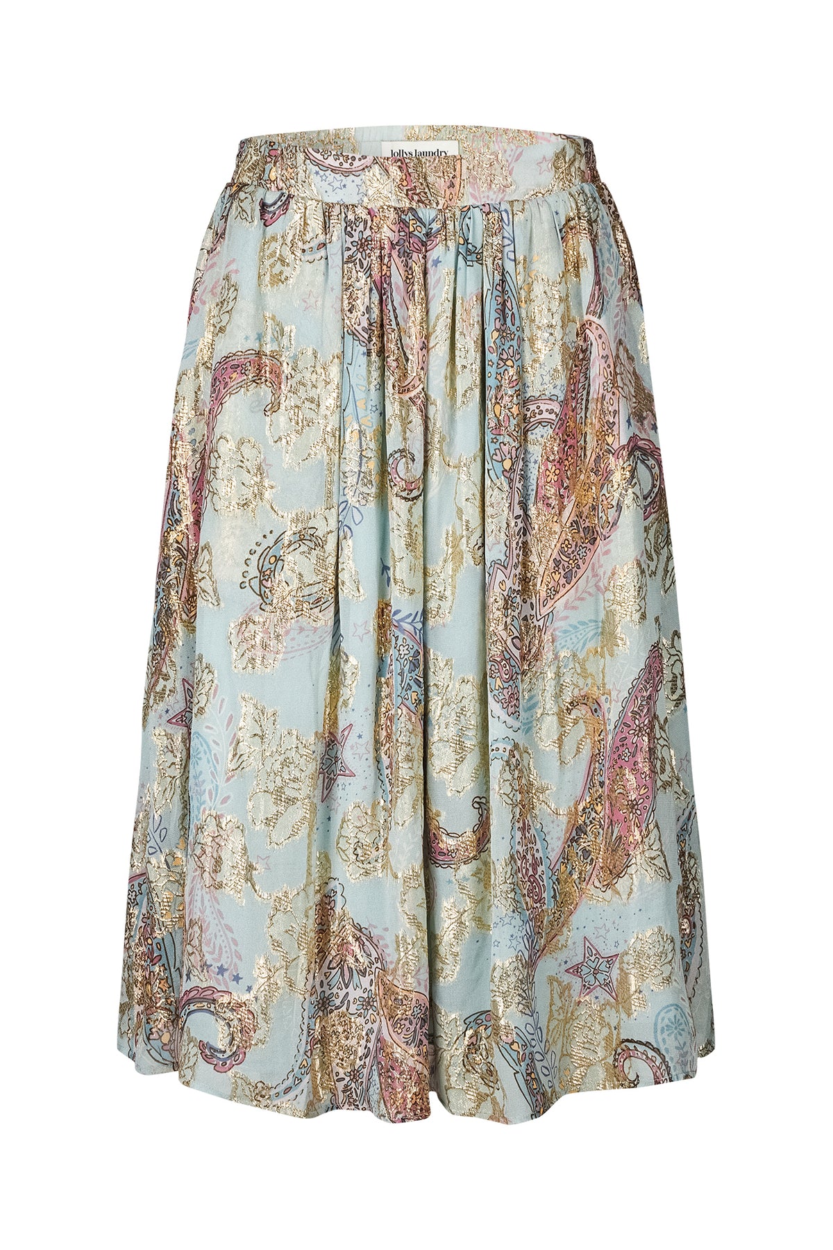 Lollys Laundry EllaLL Midi Skirt Skirt Hellblau