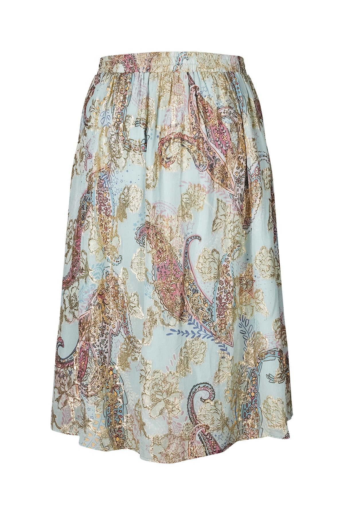 Lollys Laundry EllaLL Midi Skirt Skirt Hellblau