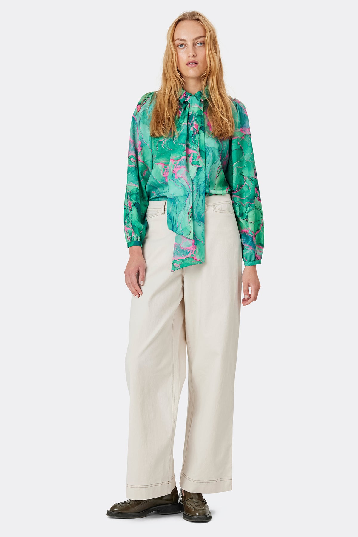 Lollys Laundry EllieLL Shirt LS Shirt Grün