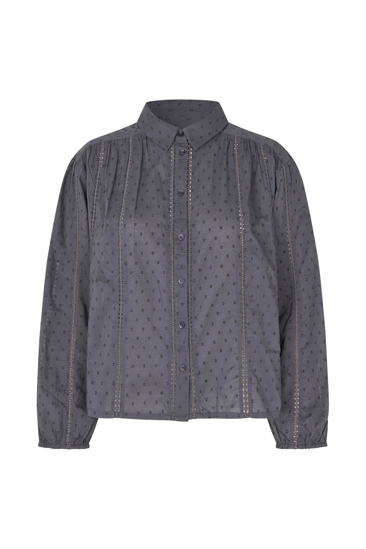 Lollys Laundry EmLL Bluse Shirt Verblasstes Schwarz