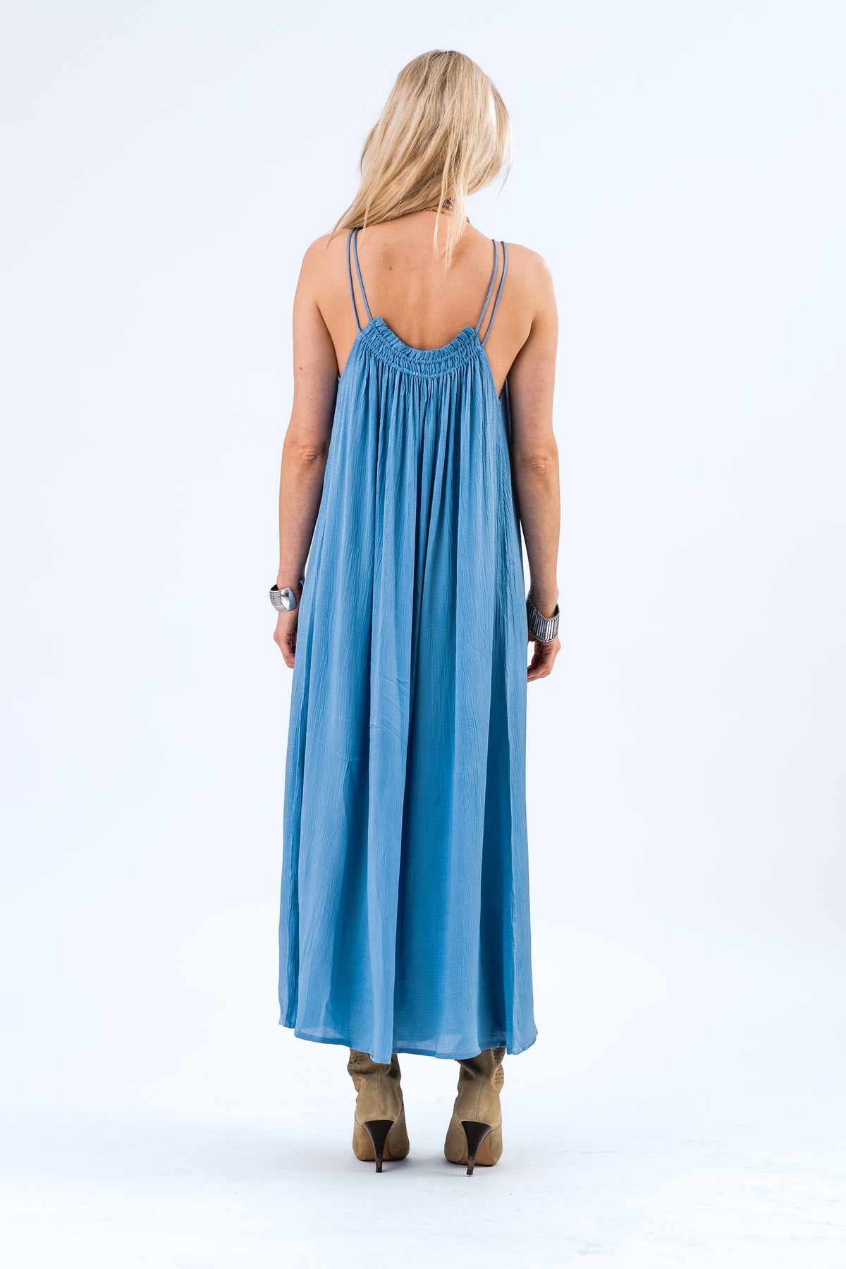 Lollys Laundry EmmelineLL Maxi Kleid Dress Blau