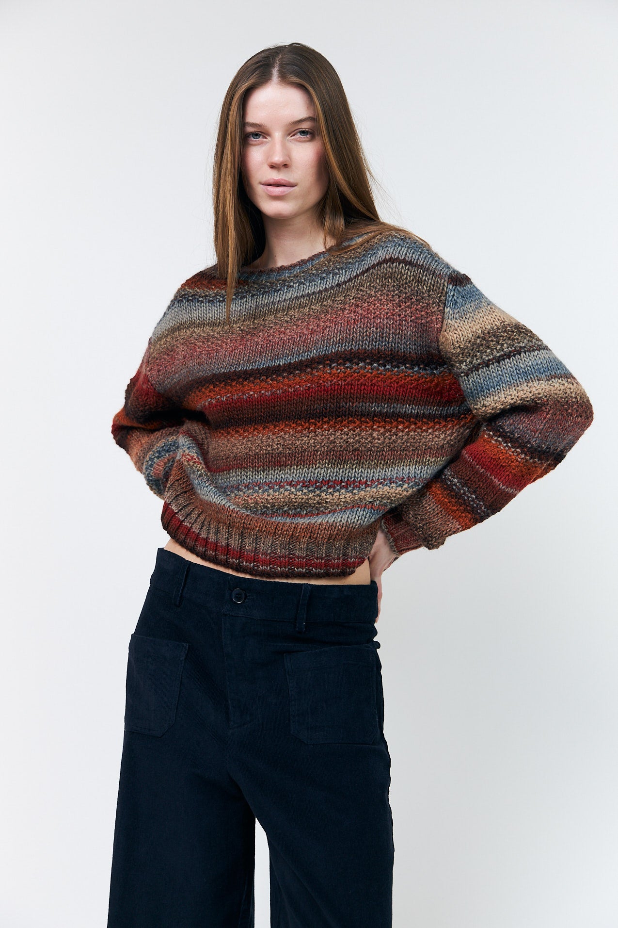 Lollys Laundry FairhavenLL Strickpullover Jumper Rostbraun